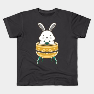 Bunny and Easter Egg Robot Kids T-Shirt